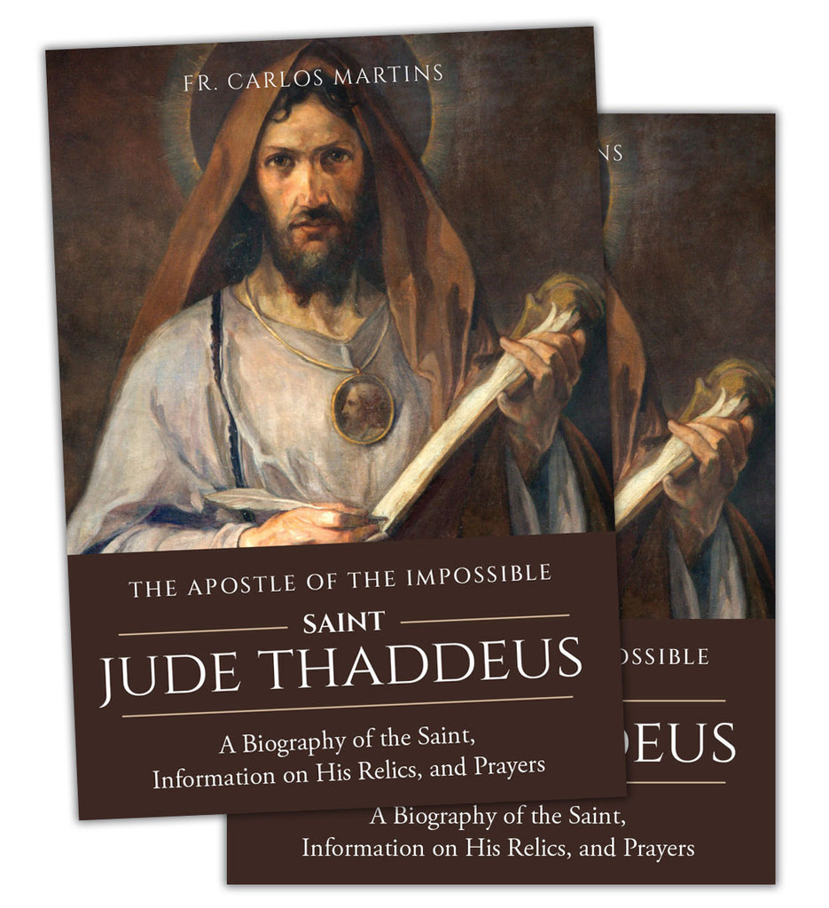 TWO BOOKS Book biography of St. Jude with official newly a released St. Jude Novena