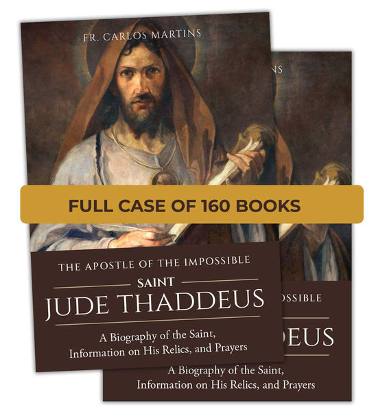 Full Case of 160 books Book biography of St. Jude with official newly a released St. Jude Novena