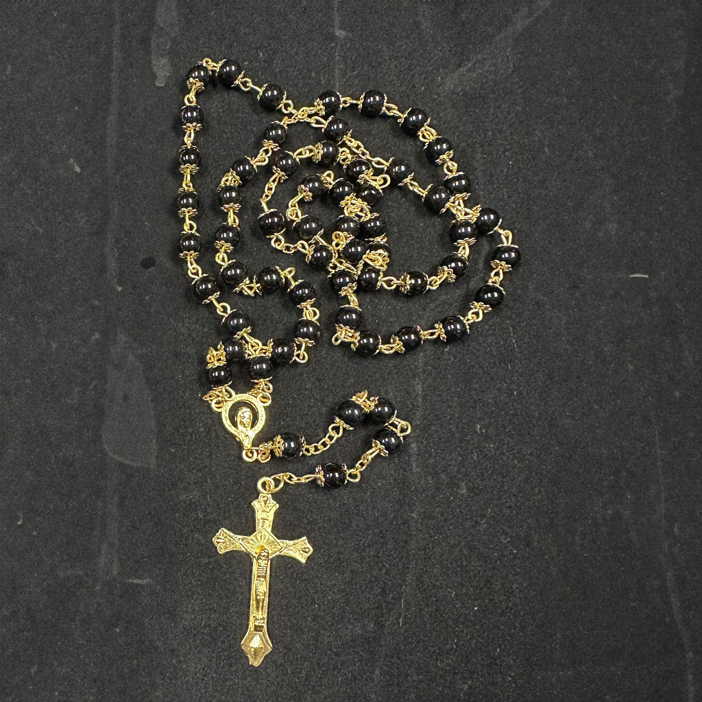 Beautiful high quality gold chain rosaries