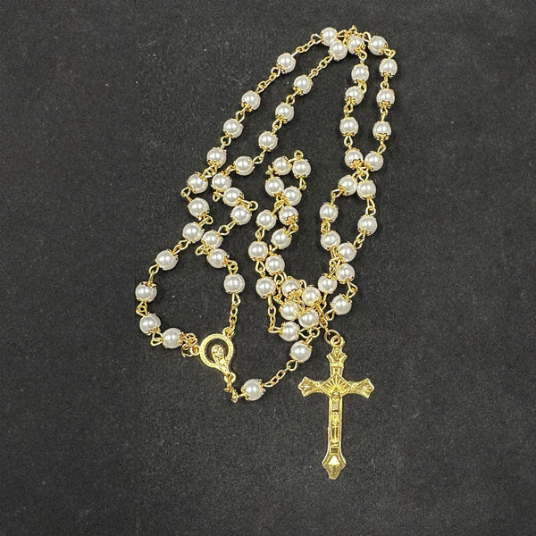 Beautiful high quality gold chain rosaries